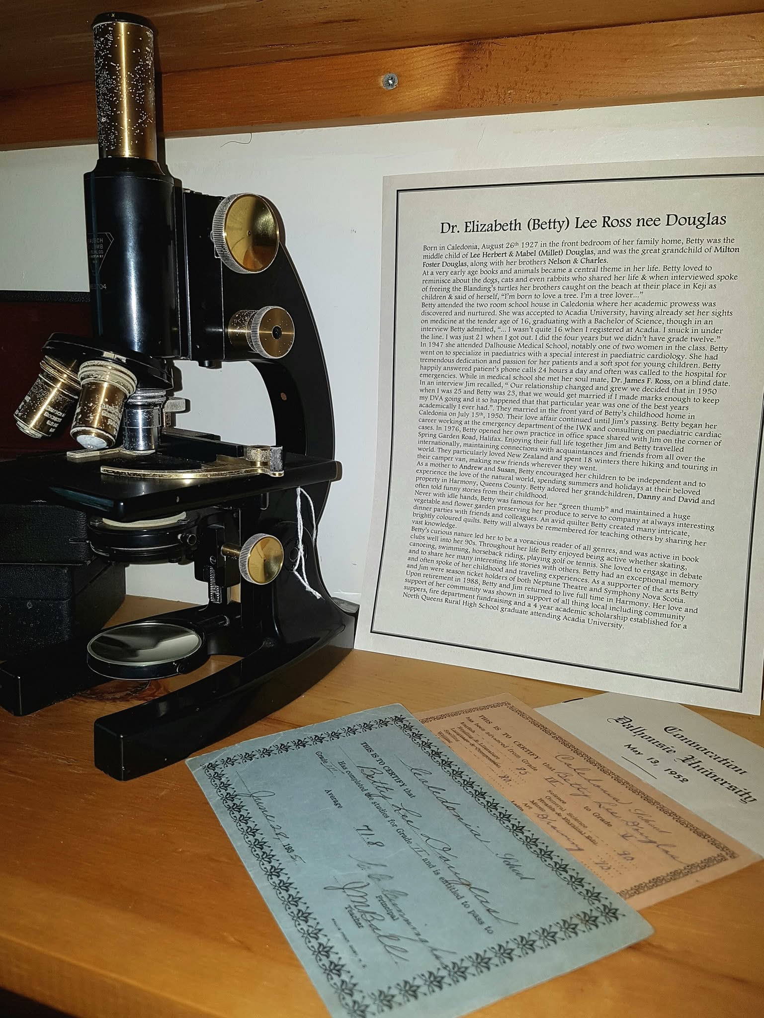 Dr. Elizabeth Lee Ross Exhibit