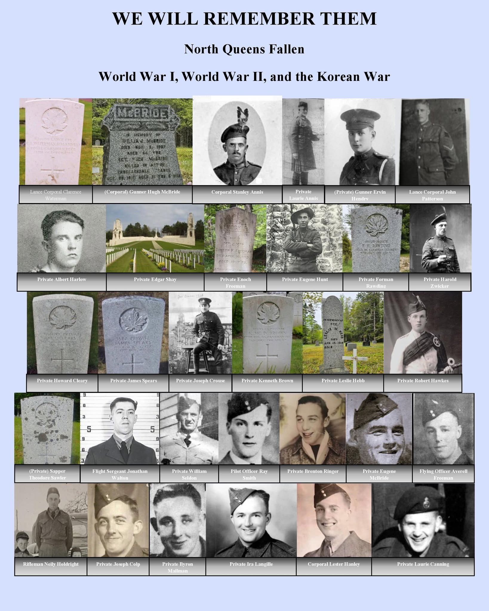 North Queens Fallen War Heroes